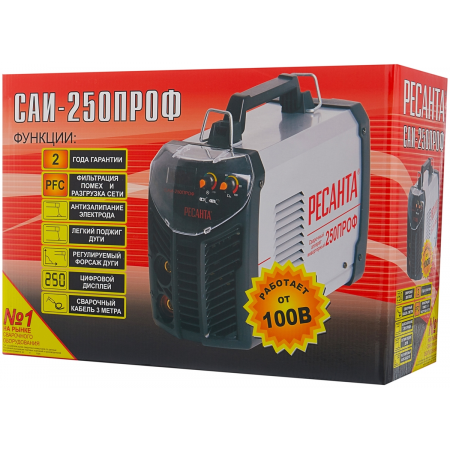Сварочный аппарат инверторный САИ 250ПРОФ Ресанта, фото , изображение 5