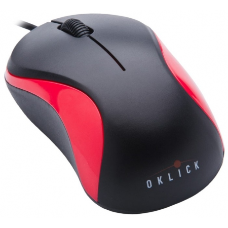 Мышь  Oklick 115S Black/Red, фото 