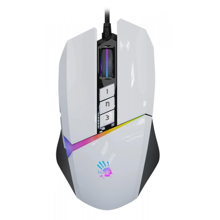 Мышь A4 Bloody W60 Max белый оптическая (10000dpi) USB (10but), фото 