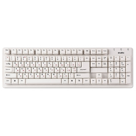 Клавиатура Sven Standard 301 White, фото 