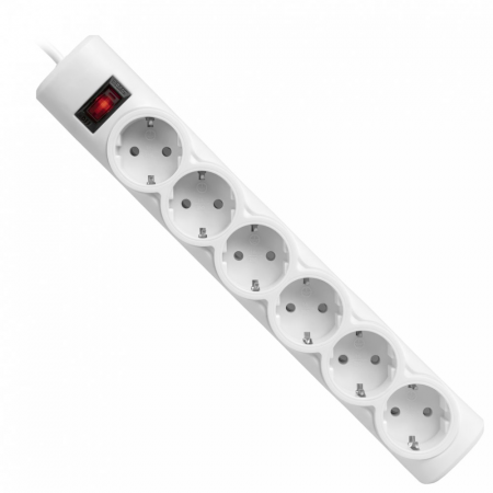 Сетевой фильтр Defender DFS-155 White, фото 