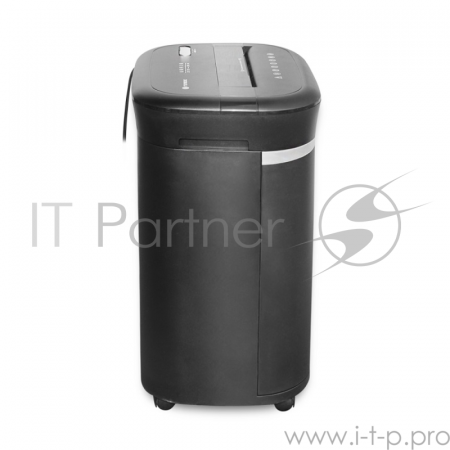 Шредер ГЕЛЕОС УМ28-4, DIN P-4 (4 ур-нь секр.), фрагмент 3,9х30мм,  19-21 лист (70г/м2), CD/пл.карты/скрепки/скобы, 28 литров, фото , изображение 4