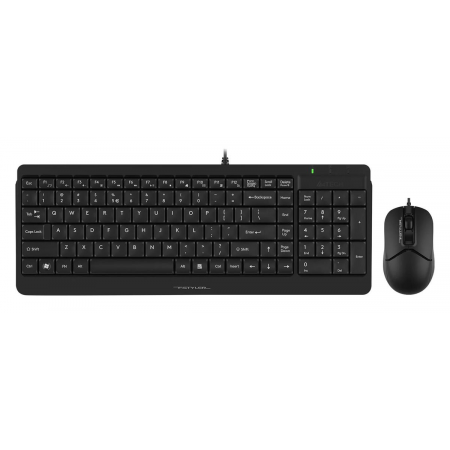 Клавиатура + мышь A4Tech Fstyler F1512 Black, фото 