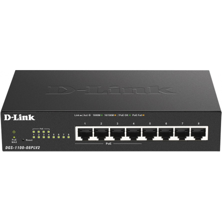 Коммутатор (свитч) D-Link DGS-1100-08PLV2, фото 