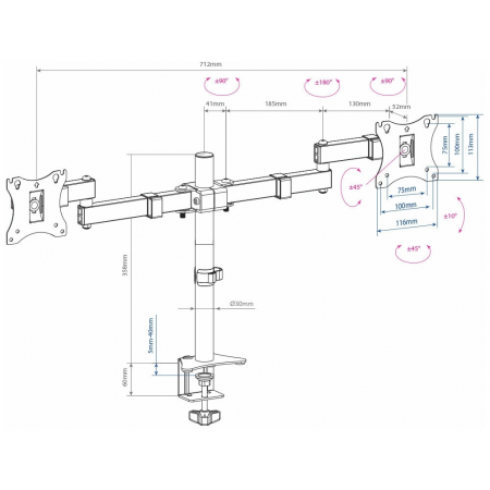 Крепление Arm Media LCD-T04, фото , изображение 15