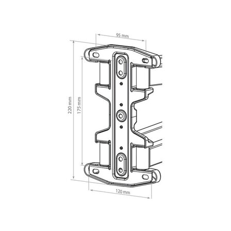 Кронштейн на стену Kromax OPTIMA-407, фото , изображение 2