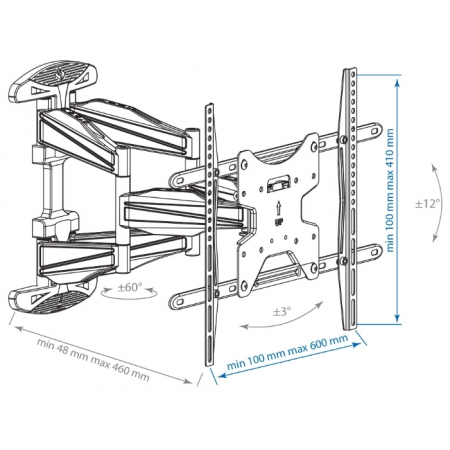 Кронштейн на стену Kromax ATLANTIS-35, фото , изображение 12