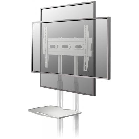 Стойка ONKRON TS1351 (диагональ экрана 32"-65") белый, фото , изображение 10