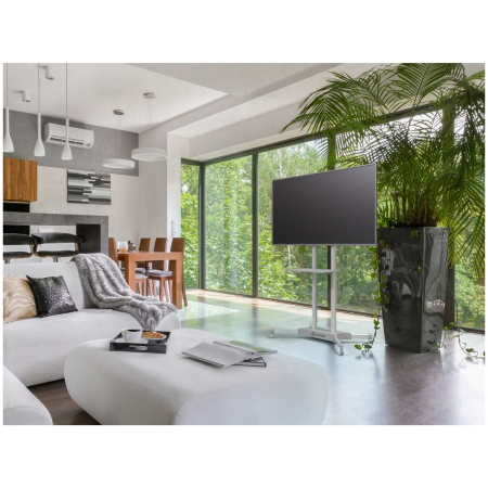 Стойка ONKRON TS1351 (диагональ экрана 32"-65") белый, фото , изображение 14