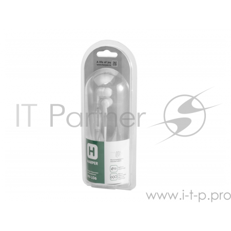 Наушники HARPER HV-106 white, фото 