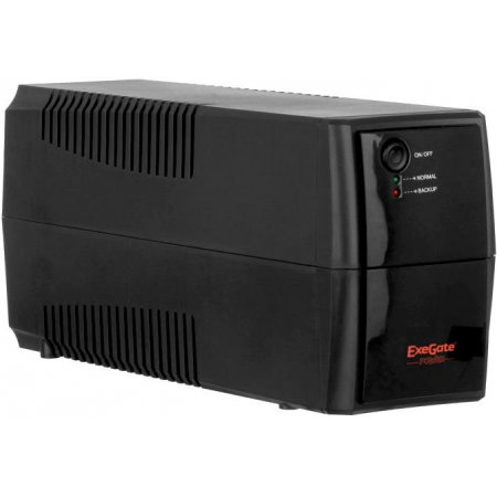 ИБП Exegate Power Back BNB-600 Black, фото 