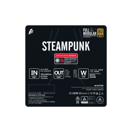 Блок питания 850W 1STPLAYER STEAMPUNK PS-850SP, фото , изображение 22