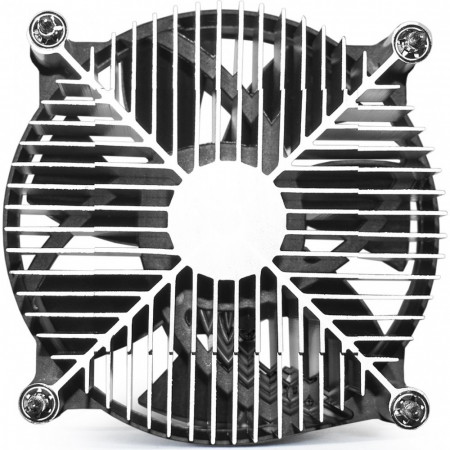 Кулер ExeGate EX286141RUS EK-11508.PWM (Al, LGA1150/1151/1155/1156/1200, TDP 75W, Fan 90mm, PWM, 1200-2600RPM, Hydro bearing, 4pin, 11-24db, 285г, с термопастой, на винтах, Retail color box), фото , изображение 3