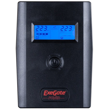 ИБП Exegate Power Smart ULB-600 LCD (EURO,RJ,USB), фото 