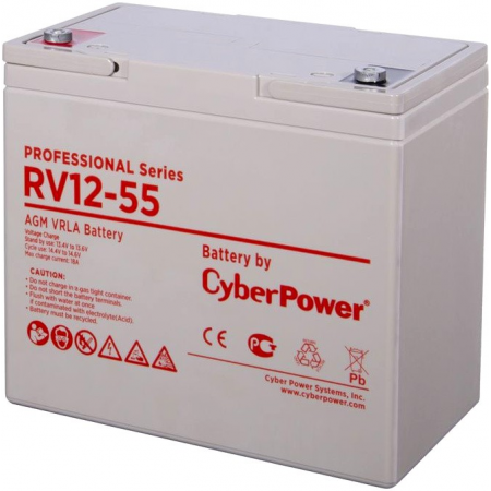 Аккумуляторная батарея CyberPower RV12-55, фото 