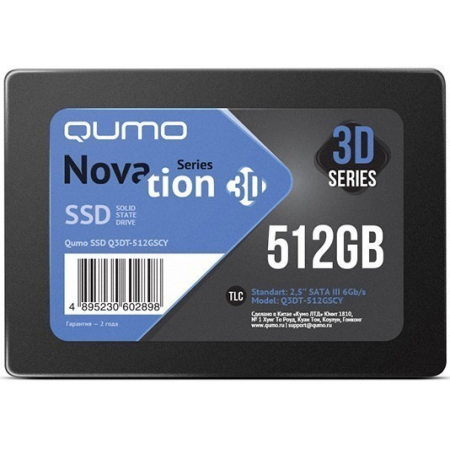 SSD QUMO Novation 512Gb Q3DT-512GSCY, фото 