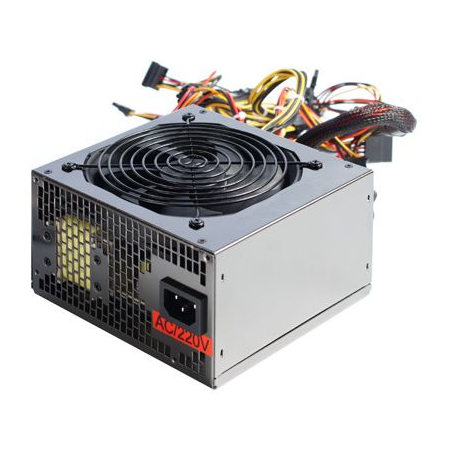 Блок питания 450W Exegate 450PPX RTL, ATX, black, active PFC, 12cm, 20+4pin/4pin/PCI-E/4*IDE/5*SATA, фото 