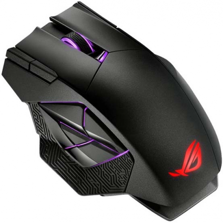 Мышь беспроводная/проводная ASUS ROG Spatha X (90MP0220-BMUA00) Чёрный, фото 