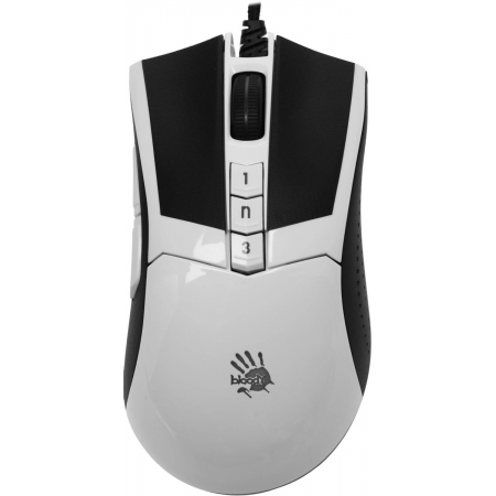 Мышь A4Tech Bloody W90 Max белый/черный оптическая (10000dpi) USB (10but), фото 