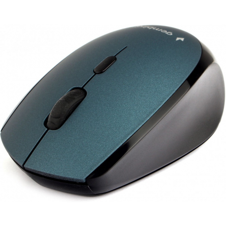 Мышь беспров. Gembird MUSW-354, черный, бесш.клик, soft touch,3кн.+колесо-кнопка, 2400DPI, 2,4ГГц Синий, фото , изображение 4