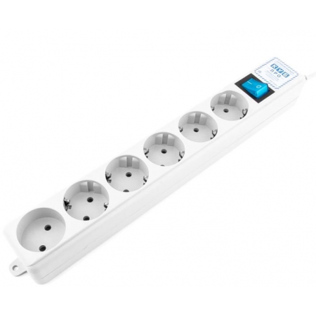 Сетевой фильтр Power Cube SPL(5+1)-16B-P-5M White, фото 