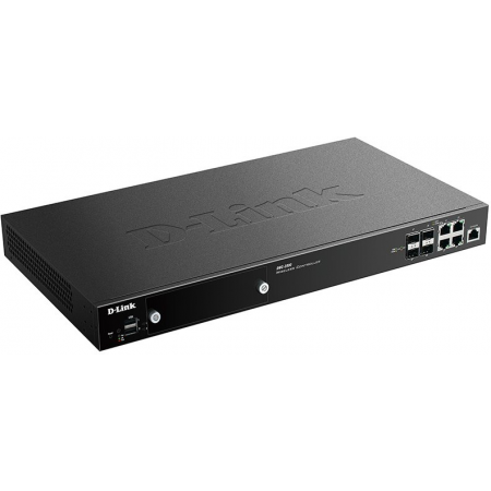 Коммутатор D-Link DWC-2000/A2A, WLAN Controller with 4 100/1000Base-T/combo-SFP ports, manage up to 64/256 Unified APs. 4x 10/100/1000 BASE-T GE/SFP Ports, 2x USB 2.0 Ports, Slot for hard disk drive module, 1x, фото 