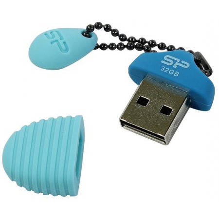 USB Flash накопитель 32Gb Silicon Power Touch T30 Blue (SP032GBUF2T30V1B), фото , изображение 2