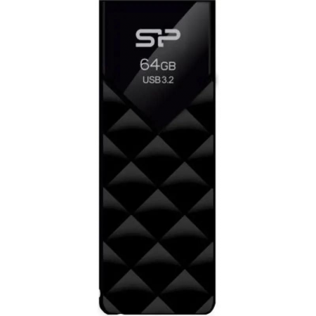 USB Flash накопитель 64Gb Silicon Power Blaze B03 Black (SP064GBUF3B03V1K), фото 
