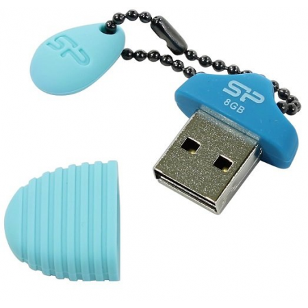 USB Flash накопитель 8Gb Silicon Power Touch T30 Blue (SP008GBUF2T30V1B), фото , изображение 2