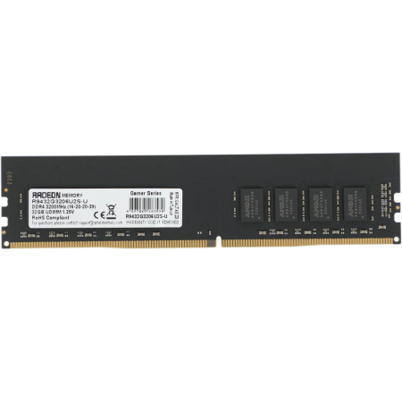 Оперативная память DIMM AMD Radeon R9 Gamer Series DDR4 32Gb R9432G3206U2S-U, фото 