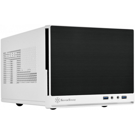 Корпус Silverstone Sugo SG13WB-Q бело-чёрный SST-SG13WB-Q, фото 