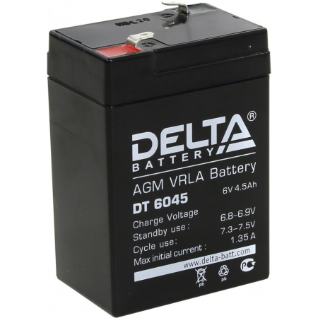 Аккумуляторная батарея Delta DT6045, фото 