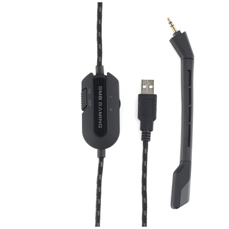 Компьютерная гарнитура Gembird MHS-G700U UNREAL, черный, фото , изображение 5