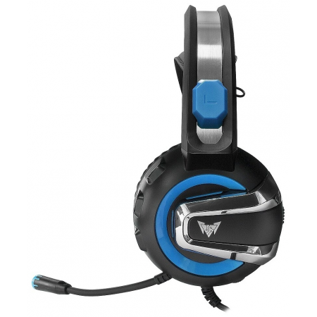 Компьютерная гарнитура CROWN MICRO CMGH-3001 black/blue, фото , изображение 2