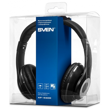 Наушники SVEN AP-930M, black, фото , изображение 5