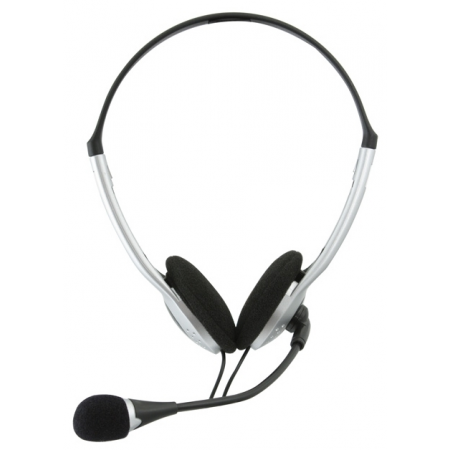 Компьютерная гарнитура SVEN AP-010MV, черный/серебристый, фото , изображение 2