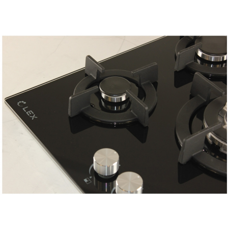 Газовая варочная панель LEX GVG 430 BL, фото , изображение 4