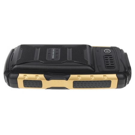 Телефон BQ 2430 Tank Power, черный/золотой, фото , изображение 7