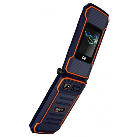 Телефон BQ 2822 Dragon, синий / оранжевый, фото , изображение 2
