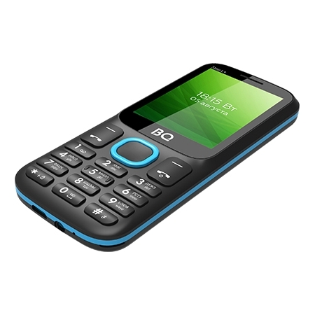 Телефон BQ 2440 Step L+, черный / синий, фото , изображение 2