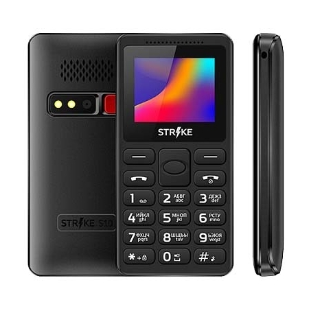 Телефон Strike S10, черный, фото 