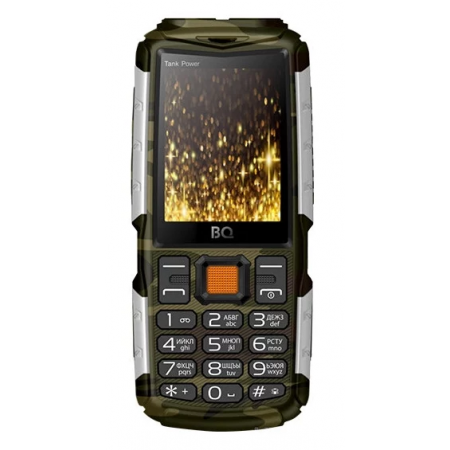 Телефон BQ 2430 Tank Power, камуфляж/серебро, фото , изображение 2