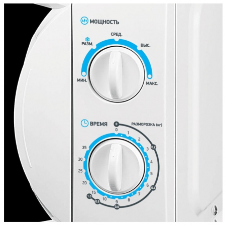 Микроволновая печь BBK 20MWS-710M/W, белый, фото , изображение 2