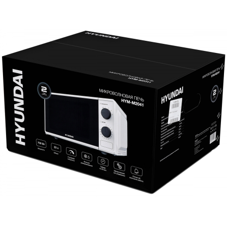 Микроволновая печь Hyundai HYM-M2041, белый, фото , изображение 6
