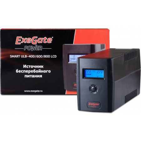 ИБП Exegate Power Smart ULB-800 LCD (EURO,RJ,USB), фото , изображение 4
