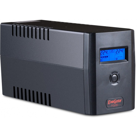 ИБП Exegate Power Smart ULB-800 LCD (EURO,RJ,USB), фото , изображение 2