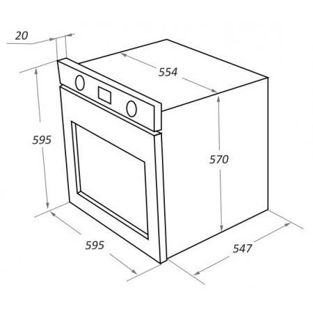 Электрический духовой шкаф MAUNFELD EOEM.769B3, фото , изображение 15