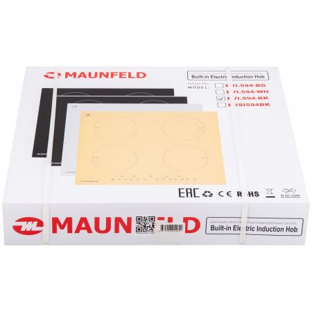 Индукционная варочная панель MAUNFELD EVI.594-BK, черный, фото , изображение 9