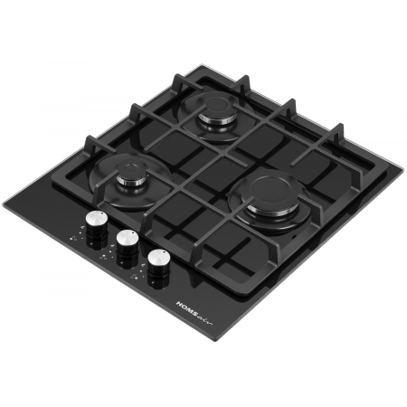 Газовая варочная панель HOMSAIR HGG433BK, черный, фото , изображение 4