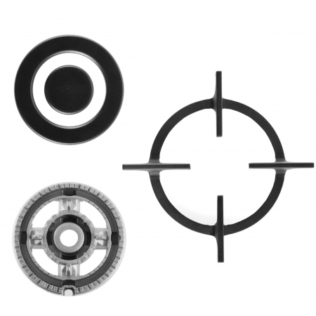 Газовая варочная панель MAUNFELD EGHG.43.23CB\G, черный, фото , изображение 8